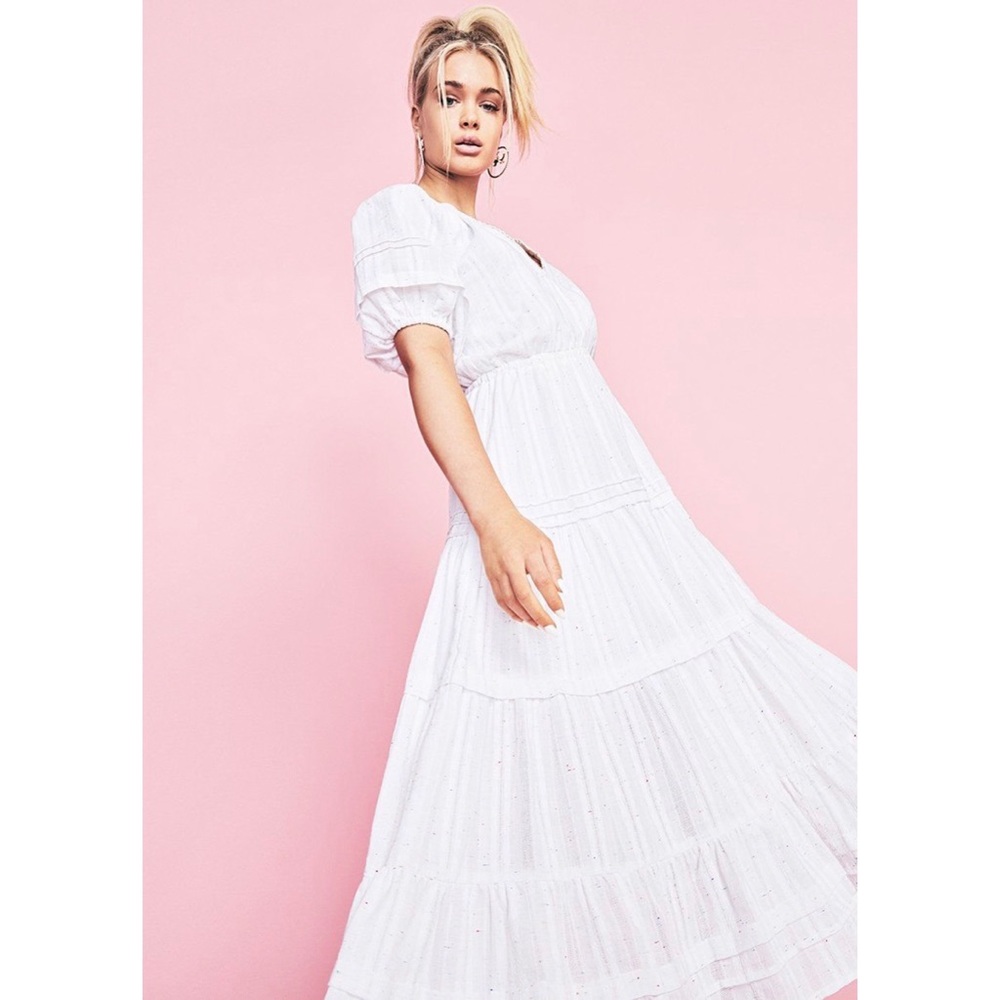 NEW Betsey Johnson Spectator Puff Sleeve Dress
